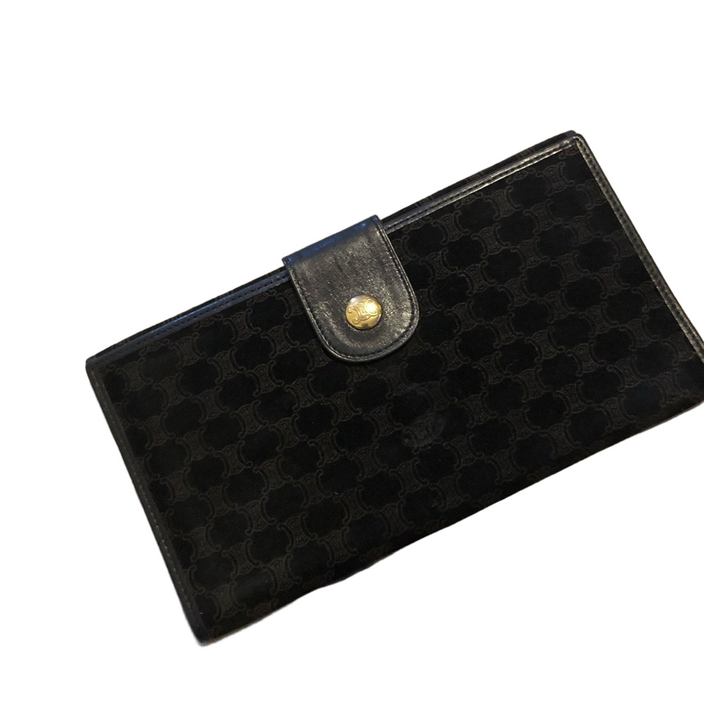 Celine Vintage wallet velvet